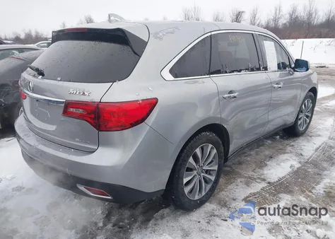 2016 Acura Mdx Technology Acurawatch Plus Packages/Technology Package from USA, damaged, VIN 5FRYD4H40GB038165